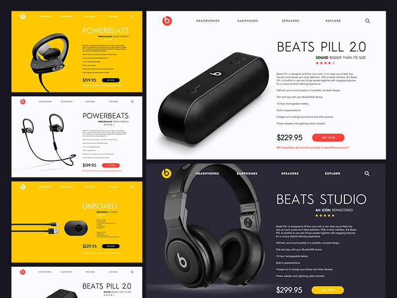 Apple Beats UI