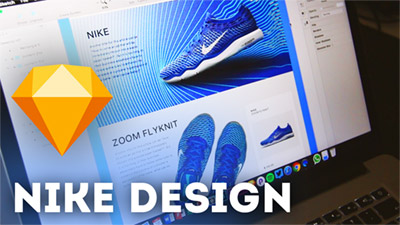 Sketching & Designing a Nike Web Design